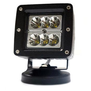 3 Inch 24W Flood LED Work Light Fog Lamp Offroad Driving SUV UTE Black