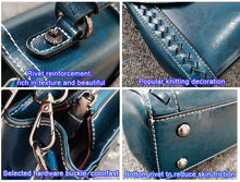 将图片加载到图库查看器，Genuine Cow Leather Women&#39;s Bags Shoulder Bag Fashion Casual  Lady Bag 2021 New Portable Messenger Purses Crossbody Luxury Brand
