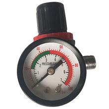 将图片加载到图库查看器，HVLP Spray Gun Air Regulator Pressure Gauge
