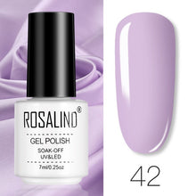 将图片加载到图库查看器，ROSALIND Gel Polish Set Manicure for Nails Semi Permanent Vernis top coat UV LED Gel Varnish Soak Off Nail Art Gel Nail Polish
