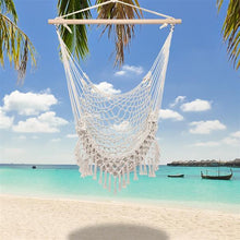 将图片加载到图库查看器，Hammock Fashion Cotton Rope Sling With Tassel Beige
