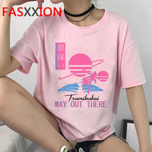 将图片加载到图库查看器，Vaporwave Harajuku Aesthetic T Shirt Women Ullzang Funny Printed T-shirt Grunge 90s Tshirt Fashion Hip Hop Top Tees Female
