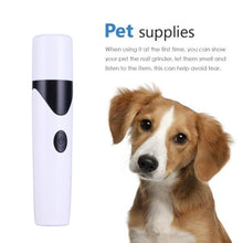 将图片加载到图库查看器，Dog Nail Grinde Rechargeable USB Charging Pet Nail Grinder Grooming Shaping,Trimming, Smoothing for Small, Medium, Large Pets Dogs/Cats
