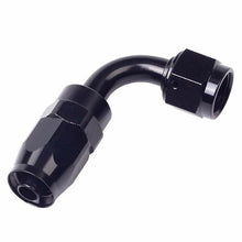 将图片加载到图库查看器，Universal AN-4 90 Degree Swivel Hose End Black
