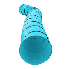 将图片加载到图库查看器，18&#39; Agility Training Tunnel Pet Dog Play Outdoor Obedience Exercise Equipment Blue
