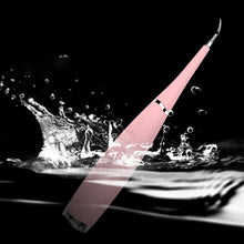 将图片加载到图库查看器，Portable Electric Sonic Dental Scaler Tooth Calculus Remover Tooth Stains Tartar Tool Dentist Whiten Teeth Health Hygiene white
