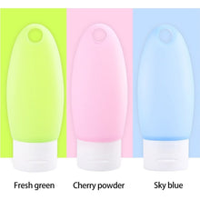 将图片加载到图库查看器，60ML Silicone Protective Cover Hand SanitizePortable Mini Empty Bottle Portable Hand Sanitizer Silicone Bottle Can Hung Outdoor
