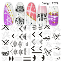 将图片加载到图库查看器，Nail Stickers ins Wind F Series Nail Stickers
