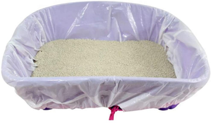 Cat Litter Box Liners large with Drawstrings Scratch Resistant Bags