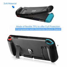 将图片加载到图库查看器，Sarah wong IVYUEEN for Nintend Switch Console TPU Protective Grips Cover Case Stores 4 Games for Switch Controller Shock-Absorption
