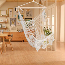 将图片加载到图库查看器，Hammock Fashion Cotton Rope Sling With Tassel Beige
