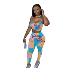 将图片加载到图库查看器，QYQ Skittles Candy Booty Two Piece Set Women Top And Pants Cute Bodycon Leggings Sport Plus Size Snack Fruity Gusher Long Sleeve
