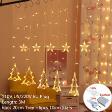 将图片加载到图库查看器，Sarah Curtain Light Christmas Decorations for Home Christmas Ornaments Christmas Tree Decorations Christmas Gift New Year 2020 navidad

