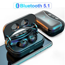 将图片加载到图库查看器，Sarah G08 Bluetooth 5.1 Earphone Touch Control Wireless Headphons HiFi IPX7 Waterproof Earbuds Headset with LED Display Charging Box

