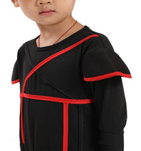 将图片加载到图库查看器，Halloween Party Children Naruto Jumpsuit Warrior Anime Cosplay Costume Kid Masquerade Ninja Akatsuki Sasuke Martial Arts Uniform
