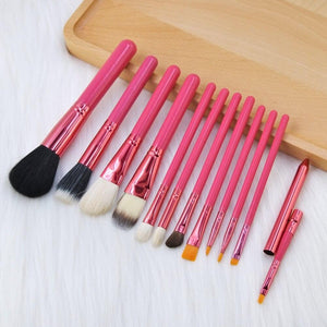 12PCS Popular Style Eye Shadow Makeup Brush Set Eye Powder Foundation Brushes Concealer Blending Makeup Brushes Kits