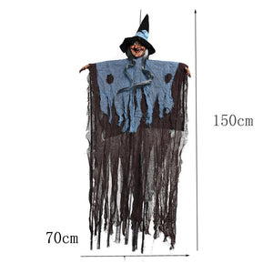 2M Big Devil Horror Halloween Hanging Ghosts Skull Skeleton Halloween Decorations Haunted House Bar Club Halloween Scary Ghosts