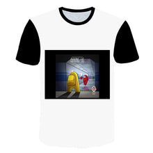 将图片加载到图库查看器，Game Among Us t-shirt for boy, Crewmate Impostor t-shirt, funny tees, boys t-shirt, mang t-shirt
