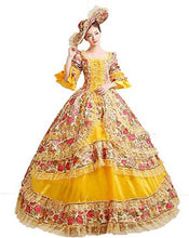 将图片加载到图库查看器，Top Sale Renaissance Wench Gothic Princess Dress Ball Gown Vampire Theatre Halloween Costume
