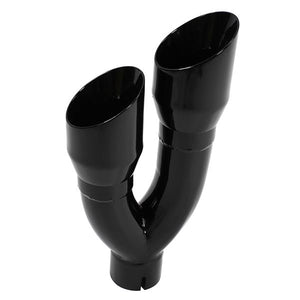 Black Powder Coated Stainless Steel Exhaust Tip