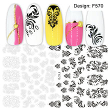 将图片加载到图库查看器，Nail Stickers ins Wind F Series Nail Stickers
