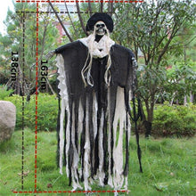 将图片加载到图库查看器，2M Big Devil Horror Halloween Hanging Ghosts Skull Skeleton Halloween Decorations Haunted House Bar Club Halloween Scary Ghosts
