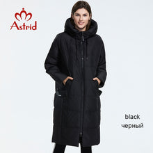 将图片加载到图库查看器，Astrid 2019 Winter new arrival down jacket women loose clothing outerwear quality with a hood fashion style winter coat AR-7038
