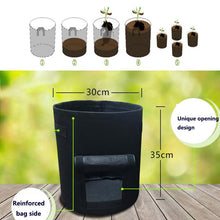 将图片加载到图库查看器，3 size Plant Grow Bags home garden Potato pot greenhouse Vegetable Growing Bags Moisturizing jardin Vertical Garden Bag seedling
