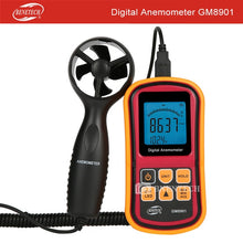将图片加载到图库查看器，GM8903 wind speed meter long proble hot wire anemometer with 350 groups data logging and PC software
