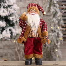 将图片加载到图库查看器，Santa Claus Doll Large 30*20cm 2020 Christmas Tree Ornament New Year Home Decoration Natal Kids Gift Merry Christmas Decorations
