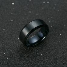 将图片加载到图库查看器，Ring Men Titanium Black
