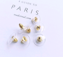 将图片加载到图库查看器，Disc ear plug metal earplugs high-grade ear plug earrings accessories DIY jewelry accessories earplugs cap
