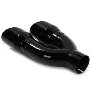 Black Powder Coated Stainless Steel Exhaust Tip