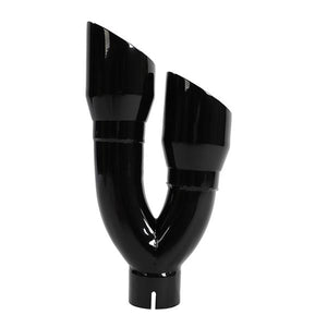 Black Powder Coated Stainless Steel Exhaust Tip