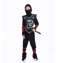 将图片加载到图库查看器，Halloween Party Children Naruto Jumpsuit Warrior Anime Cosplay Costume Kid Masquerade Ninja Akatsuki Sasuke Martial Arts Uniform
