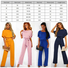 将图片加载到图库查看器，European and American Style Solid Color High Quality Women&#39;s Jumpsuit Fashion luxury Pants Desinger Lady Clothes 2019 Playsuits
