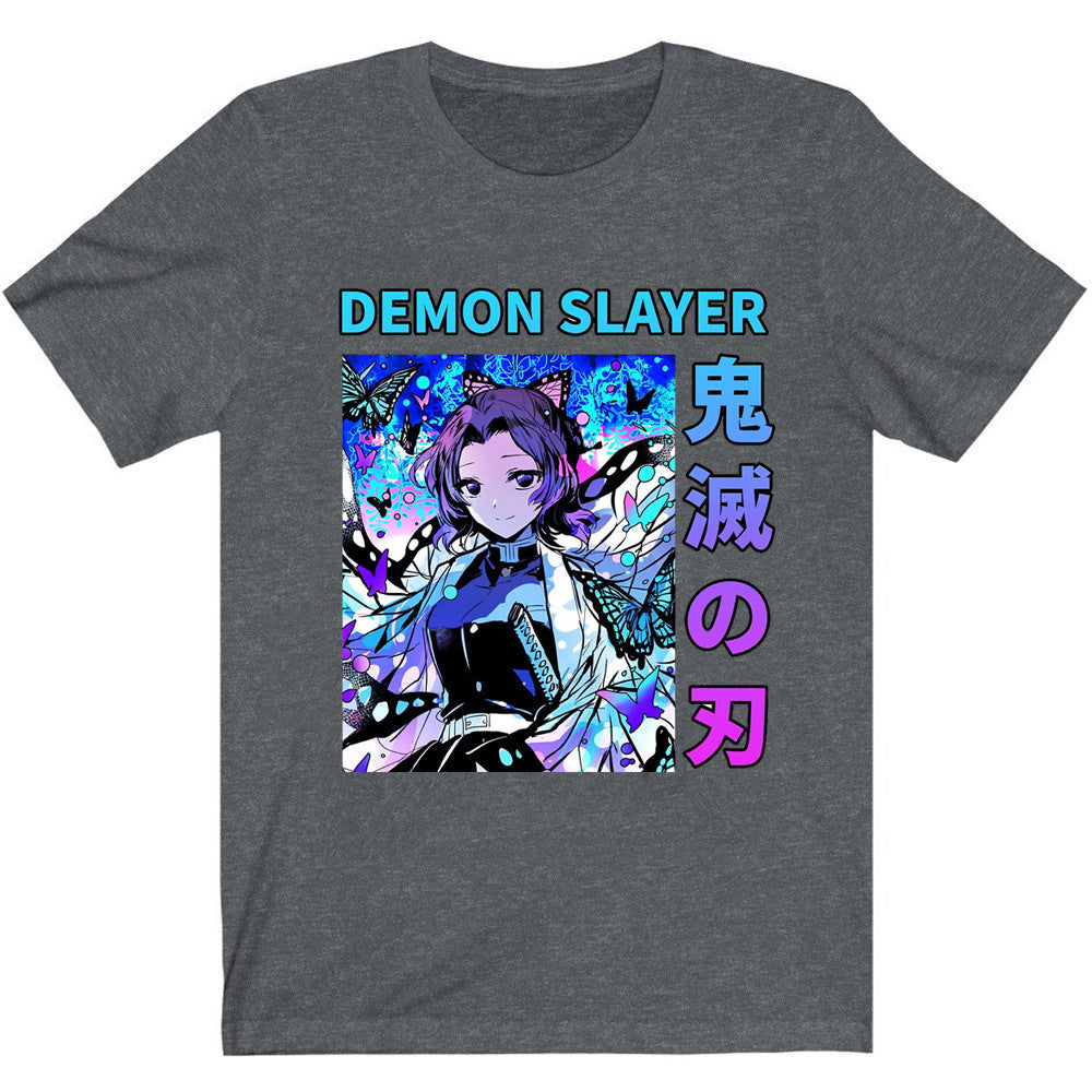 Ghost Blade Cartoon Japanese Anime Loose Short Sleeve