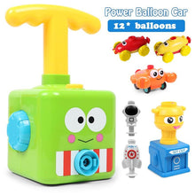 将图片加载到图库查看器，NEW Power Balloon Launch Tower Toy Puzzle Fun Education Inertia Air Power Balloon Car  Science Experimen Toy for Children Gift
