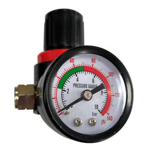 将图片加载到图库查看器，HVLP Spray Gun Air Regulator Pressure Gauge
