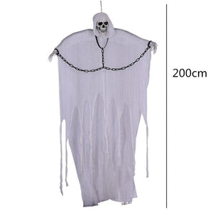 2M Big Devil Horror Halloween Hanging Ghosts Skull Skeleton Halloween Decorations Haunted House Bar Club Halloween Scary Ghosts