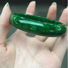 将图片加载到图库查看器，Jade  bangle Natural Myanmar Jade  bangle  Jewelry Fine Jewelry Emerald Dry Jadeite Bracelet Jewelry
