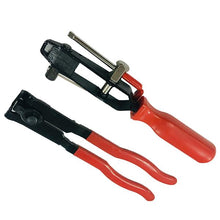 将图片加载到图库查看器，2PC CV Clamp and Joint Boot Clamp Pliers Tool Set Ear Type Boot Clamp Pliers
