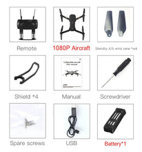 将图片加载到图库查看器，Eachine E58 WiFi FPV With Wide Angle HD 1080P/720P/480P Camera Hight Hold Mode Foldable Arm RC Quadcopter
