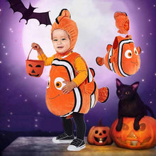 将图片加载到图库查看器，Deluxe Nemo Cosplay Costume Dress Up Fish Clownfish From Pixar Animated Film Finding Nemo Halloween Christmas Costume
