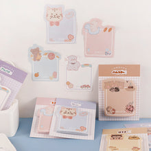 将图片加载到图库查看器，Cartoon Small Animal Sticky Notes N-time Sticker Set
