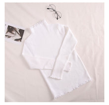 将图片加载到图库查看器，Slim turtleneck long sleeve sweater
