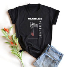 将图片加载到图库查看器，VIP HJN Japanese Style Floral Print Gothic T-Shirt Women&#39;s Grunge Aesthetic Pastel Goth T-shirts Edgy Fashion Tops
