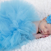 将图片加载到图库查看器，Newborn Photography Props Baby Photo Props Tulle Tutu Skirt Bowknot Photography for 0-6 Months Baby Girl Newborn Fotografia
