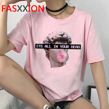 将图片加载到图库查看器，Vaporwave Harajuku Aesthetic T Shirt Women Ullzang Funny Printed T-shirt Grunge 90s Tshirt Fashion Hip Hop Top Tees Female
