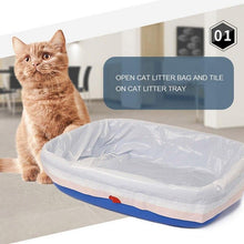 将图片加载到图库查看器，Cat Litter Box Liners large with Drawstrings Scratch Resistant Bags
